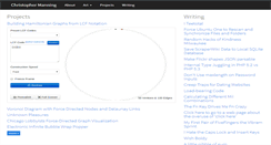 Desktop Screenshot of christophermanning.org