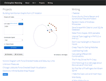 Tablet Screenshot of christophermanning.org